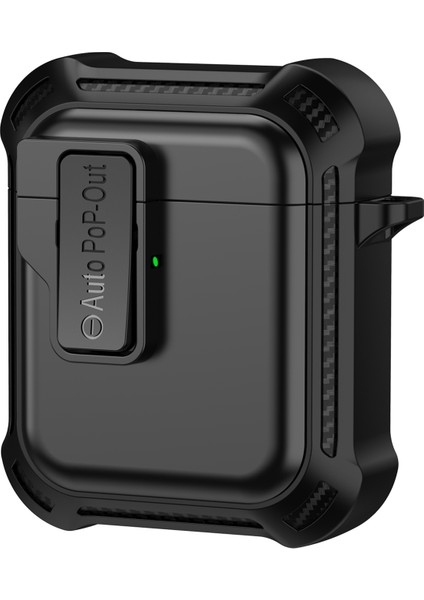 Airpods için Kablosuz 2019 Airpods 2019 2016 Basmalı Toka Tamlı Düşmeye Dayanıklı Kulaklık Kılıfı (Yurt Dışından)