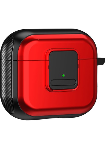 Apple Airpods 3 için tooth Manyetik Toka Tam Tpu Karabina + Kulaklık Kılıfı (Yurt Dışından)