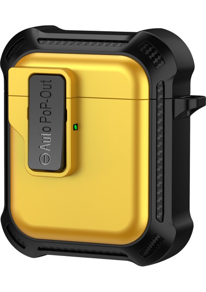 Airpods için Kablosuz 2019 Airpods 2019 2016 Basmalı Toka Tamlı Düşmeye Dayanıklı Kulaklık Kılıfı (Yurt Dışından)