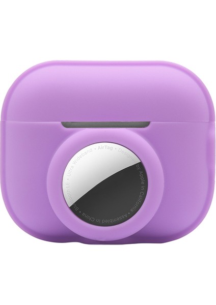 Apple Airpods Pro 2+ için Airtag 2'Si 1 Arada Silikon Koruyucu Düşmeyi Önleyici Askı Halatı Olmadan Kulaklık Kılıfı (Yurt Dışından)