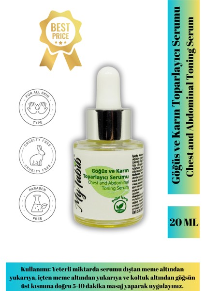 My Tabib Göğüs ve Karın Toparlayıcı Serumu 20 ml