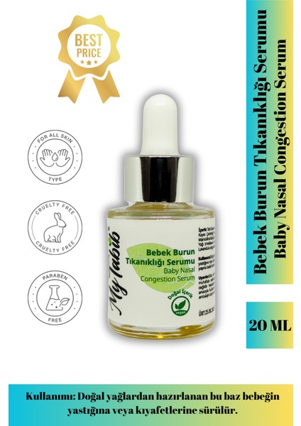 My Tabib Bebek Burun Tıkanıklığı Serumu 20 ml