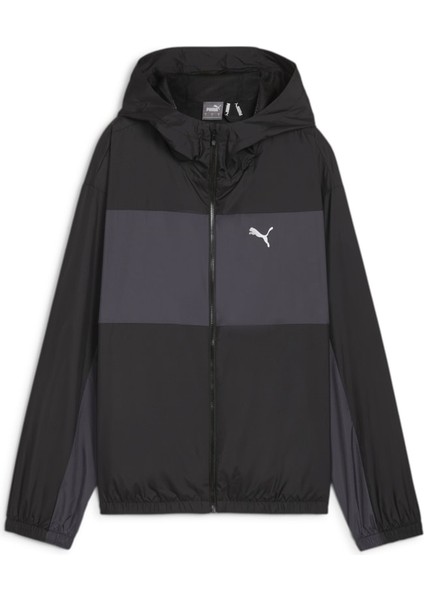 Mesh Lined Rüzgarlık Siyah 62747401 Kadın