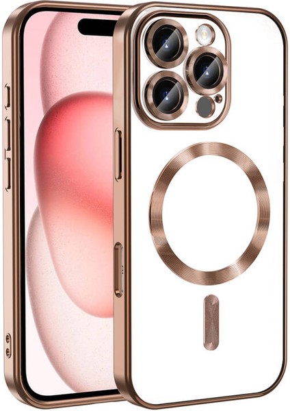 Iphone 16 Pro Max Kılıf Demre Magsafe Wireless Şarj Özellikli + Ekran Koruyucu