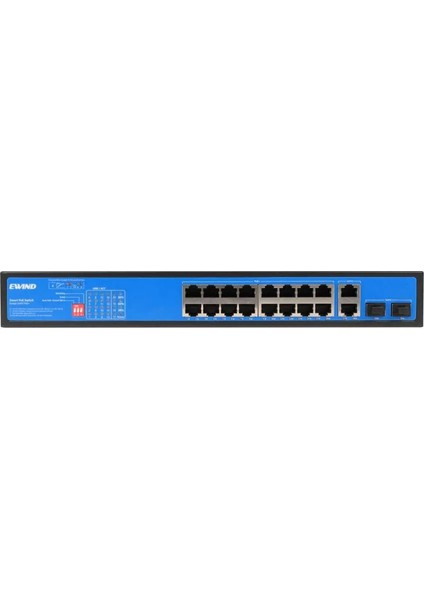 Ewınd EW-S1920CG-AP 16*ge Poe+ 2*ge +2*gf Sfp Unmanaged Poe SWITCH(300W)