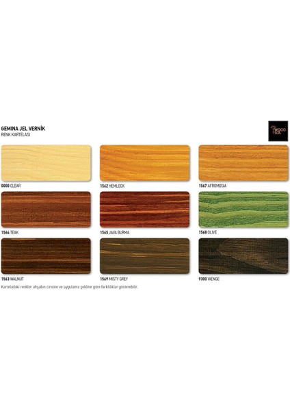 Gemina Dış Mekan Ahşap Jel Vernik 0000 Clear 0.75 l indirimleri