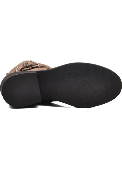 9874 Vizon Içi Polarlı Deri Kadın Bot indirimleri