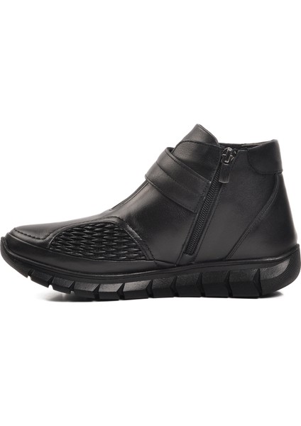 9411 Siyah Deri Kadın Bot fiyatları