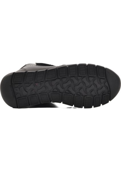 9411 Siyah Deri Kadın Bot indirimleri