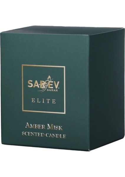 Elıte Amber Mısk Scented Candle Kokulu Mum