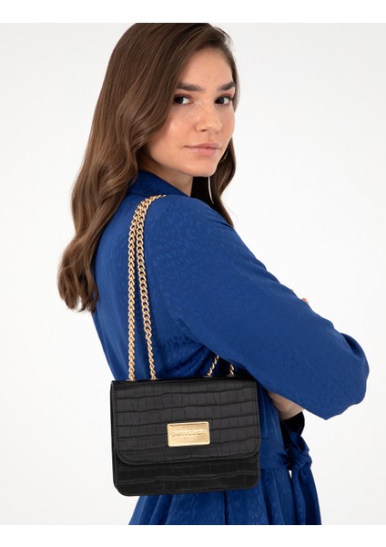 Kadın Siyah Çapraz Çanta 50296306-VR046