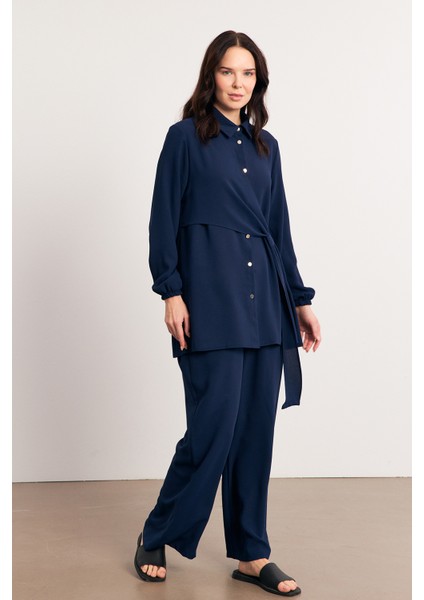 Perla Tunik Pantolon Takım - Indigo fiyatları
