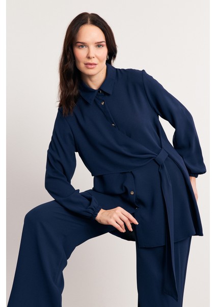 Perla Tunik Pantolon Takım - Indigo modelleri