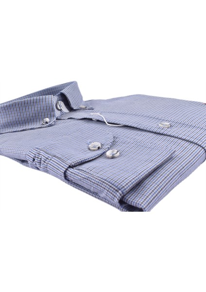 101171219001 Bymclup Slim Fit Gömlek/laci-Melanj/m fırsatları