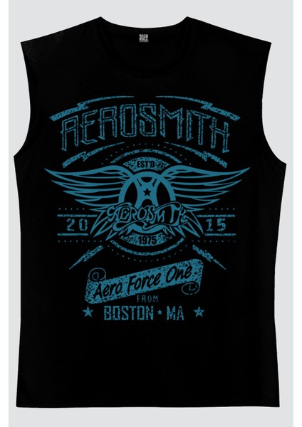 Aerosmith Kesik Kol / Kolsuz Erkek Tişört