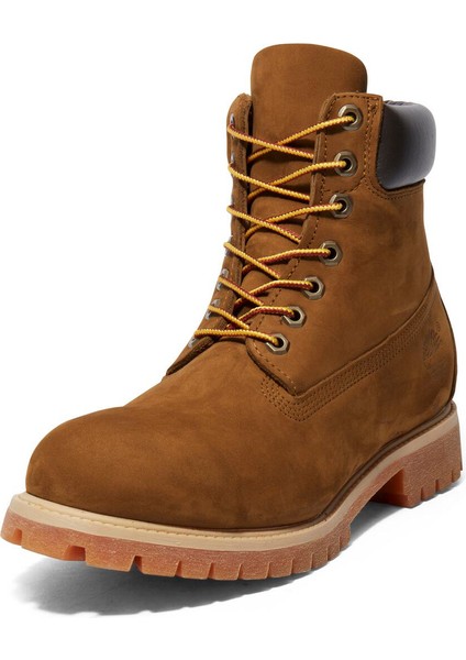 Erkek Bot (Outdoor) Tb 172066 Ebl1 Timberland Premium 6 Inch Lace Up Waterp Dark Wheat Nubuck