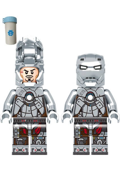 Brave Bullçelik Yapı Taşı Minifigürleri, Küçük Parçacık Minifigürleri, Çocuk Oyuncakları, Iki Paket4.5cm (Yurt Dışından)