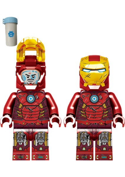 Brave Bullçelik Yapı Taşı Minifigürleri, Küçük Parçacık Minifigürleri, Çocuk Oyuncakları, Iki Paket4.5cm (Yurt Dışından)