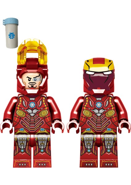 Brave Bullçelik Yapı Taşı Minifigürleri, Küçük Parçacık Minifigürleri, Çocuk Oyuncakları, Iki Paket4.5cm (Yurt Dışından)