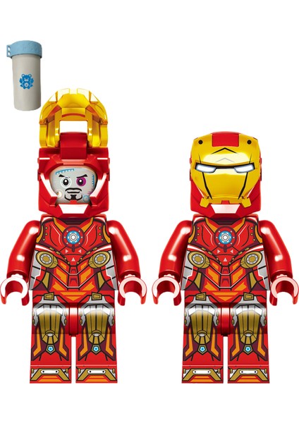 Brave Bullçelik Yapı Taşı Minifigürleri, Küçük Parçacık Minifigürleri, Çocuk Oyuncakları, Iki Paket4.5cm (Yurt Dışından)