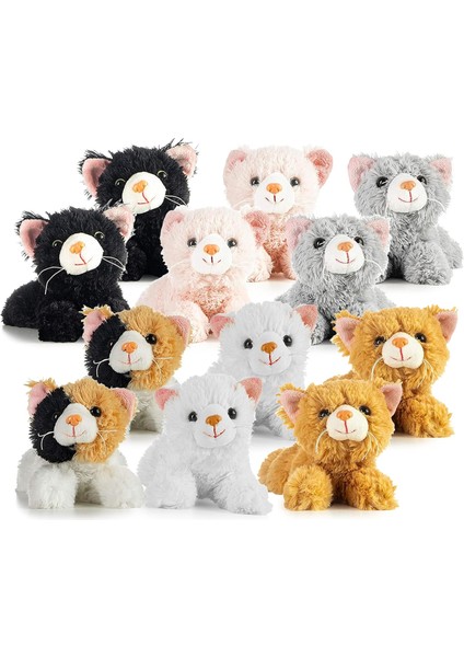 Brave Bull。peluş Yavru Köpek Seti 4 Sevimli Köpek Oyuncakları Erkek ve Kız Çocuklar Için Peluş Hayvanlar 6 Inç Küçük Peluş Oyuncaklar (Yurt Dışından)