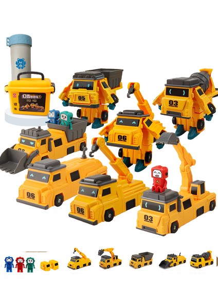 Brave Bullçocuk Eğitici Oyuncaklar Mühendislik Robotu (15 Parçalı Set) Saklama Kutusuyla Birlikte Gelir (Yurt Dışından)