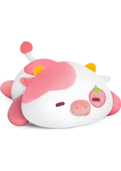 Brave Bull。sevimli Kedi Peluş Yastık, Kawaii Peluş Beyaz Kedi Doldurulmuş Oyuncak, Yumuşak Peluş Oyuncak, Çocuklar ve Kızlar Için Vücut Yastığı (Yurt Dışından)