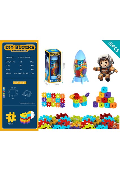 Brave Bullparçacık Yapı Taşları Bulmaca 4cm Kare Yapı Taşları 50PCS [kare Pencere Renk Kutusu] (Yurt Dışından) modelleri
