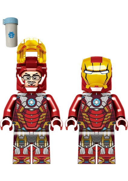 Brave Bullçelik Yapı Taşı Minifigürleri, Küçük Parçacık Minifigürleri, Çocuk Oyuncakları, Iki Paket4.5cm (Yurt Dışından)