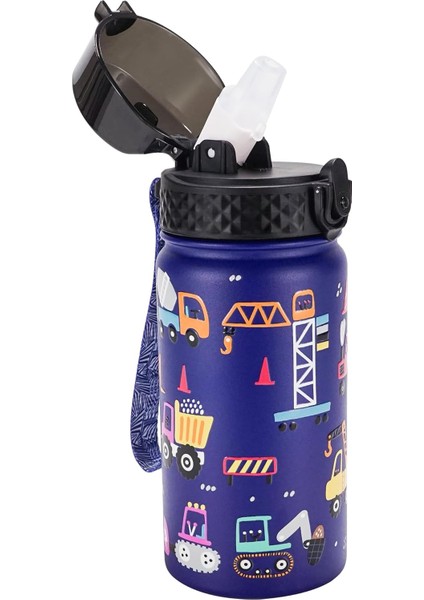 ， Oz. Çocuk Yalıtımlı Paslanmaz Çelik Su Şişesi, Hasır Kapaklı - Sızdırmaz ve Ter Geçirmez, Toz Geçirmez Kapaklı (Mavi - ) (Yurt Dışından) fiyatları