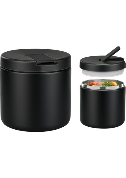 12 Oz Çocuklar Çorba Yalıtımlı Vakumlu Gıda Kavanoz Yapış Kapaklı Paslanmaz Çelik Geniş Ağızlı Sızdırmaz Öğle Yemeği Kabı Okul Gezileri Için 1 Paket (Yurt Dışından)