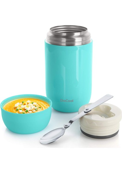 ，，yalıtımlı Öğle Yemeği Kabı Vakum Paslanmaz Çelik 16 Oz Çocuklar Öğle Yemeği Kutusu Kaşık ile Okul Ofis Seyahat Için Sızdırmazlık Bpa Ücretsiz (Yurt Dışından)