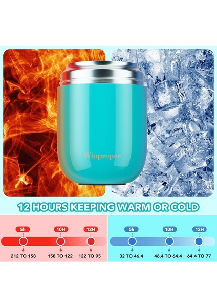 Gıda Termos Bardak Sıcak Yemek Için Çocuklar Termos Bardak Termos Çorba Termos Bardak Öğle Yemeği Konteyneri Çocuklar Öğle Yemeği Termos Kaşıklı Bardak 16 Oz (Yurt Dışından) fiyatları