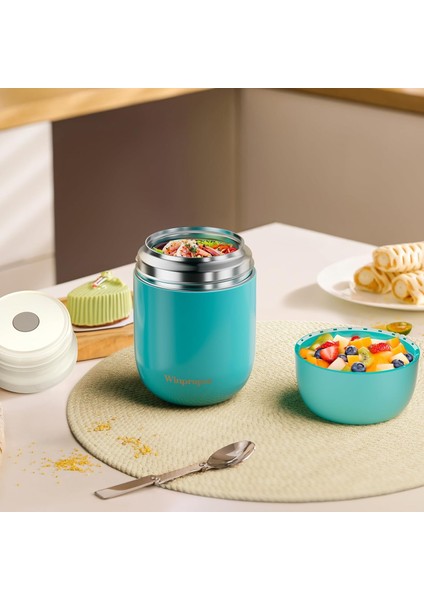 Gıda Termos Bardak Sıcak Yemek Için Çocuklar Termos Bardak Termos Çorba Termos Bardak Öğle Yemeği Konteyneri Çocuklar Öğle Yemeği Termos Kaşıklı Bardak 16 Oz (Yurt Dışından) fırsatları