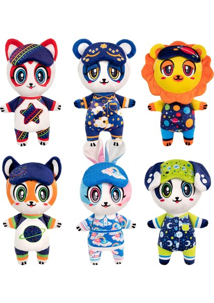 Brave Bull。uyku Zamanı Refakatçisi (Pijama Companion Serisi) Kokusuz Sürpriz Koleksiyonu 10 Inç Peluş Oyuncak (Gizemli Kör Çanta) (Yurt Dışından) modelleri