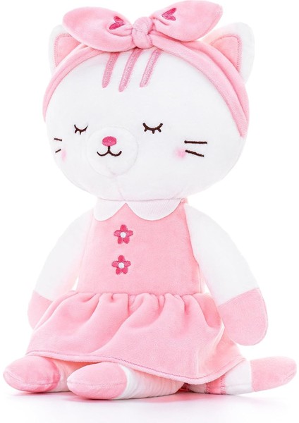 Brave Bull。peluş Kedi Bebek Hayvan Yavru Kedi Peluş Oyuncak Kız Bebek Hediye Gri Kafa Bandı ile 40,64 cm (Yurt Dışından)