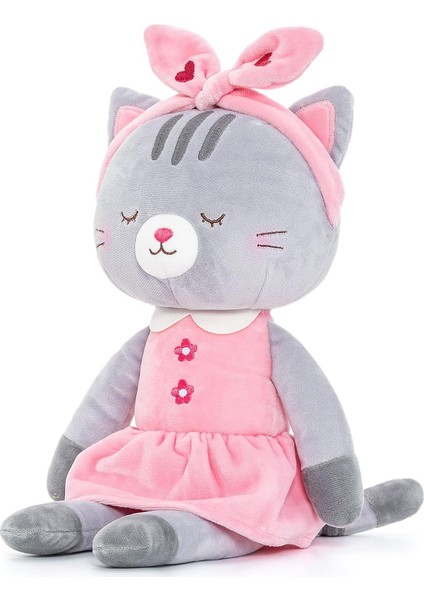 Brave Bull。peluş Kedi Bebek Hayvan Yavru Kedi Peluş Oyuncak Kız Bebek Hediye Gri Kafa Bandı ile 40,64 cm (Yurt Dışından) fiyatları