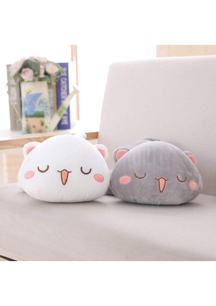 Brave Bull。kedi Peluş Yastık Yumuşak Yavru Kedi Doldurulmuş Hayvan Oyuncak Çocuk Hediyesi (Beyaz Eğimli Gözler 25,5 Inç) (Yurt Dışından) modelleri