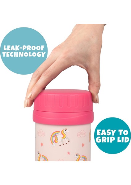 ， Paslanmaz Çelik Yalıtımlı Öğle Yemeği 13 Oz Çocuk Termosu Sızdırmaz Saklama Kavanozu Çoğu Öğle Yemeği Kutusu ve Çantasına Uyar (Yurt Dışından) modelleri