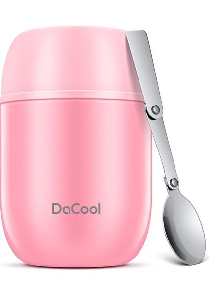 ，，yalıtımlı Öğle Yemeği Kabı Vakum Paslanmaz Çelik 16 Oz Çocuklar Öğle Yemeği Kutusu Kaşık ile Okul Ofis Seyahat Için Sızdırmazlık Bpa Ücretsiz (Yurt Dışından)