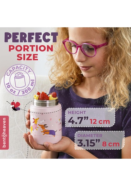 , Çocuk Mama Kavanozu (10 Oz) Vakum Yalıtımlı Yemek Kabı Çift Duvarlı Paslanmaz Çelik Yiyecekleri Sıcak/soğuk Tutar Öğle Yemeği Kutusu Yalıtımlı (Yurt Dışından) modelleri