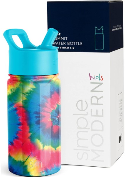 ， Hasır Kapaklı Çocuk Su Şişesi | Yeni Yürümeye Başlayan Çocuklar ve Erkek Çocuklar Için Yalıtımlı Paslanmaz Çelik Yeniden Kullanılabilir Bardak | (Yurt Dışından)