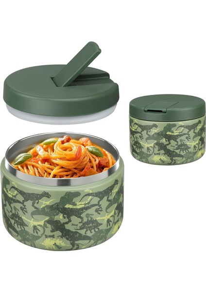 ， 12 Oz Yalıtımlı Vakumlu Gıda Kavanoz, Sıcak Yemek Için Geçmeli Kapaklı Geniş Ağızlı Çorba Kavanoz Çocuk Sızdırmaz Paslanmaz Çelik Öğle Yemeği Konteyneri (Pembe At) (Yurt Dışından)