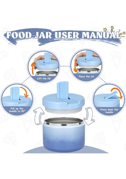 12 Oz Çocuklar Çorba Yalıtımlı Vakumlu Gıda Kavanoz Yapış Kapaklı Paslanmaz Çelik Geniş Ağızlı Sızdırmaz Öğle Yemeği Kabı Okul Gezileri Için (Yurt Dışından) fırsatları