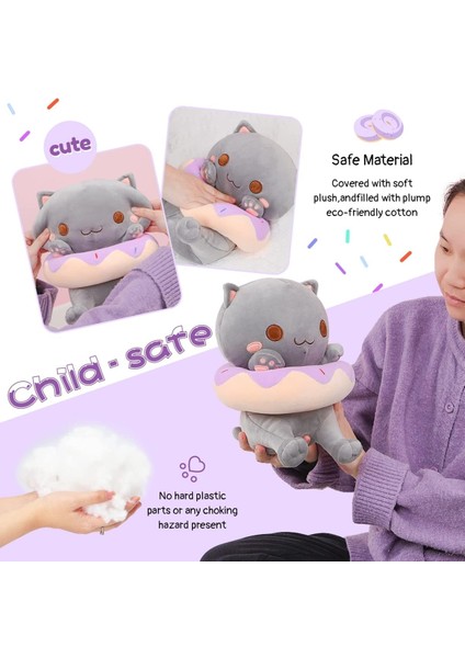 Brave Bull。10 Inç Sevimli Kedi Peluş Oyuncak Çörek Dolması Yumuşak Hayvan Süper Yumuşak Kawaii Yavru Kedi Peluş Oyuncak Çocuklar Için (Gri A) (Yurt Dışından) fiyatları