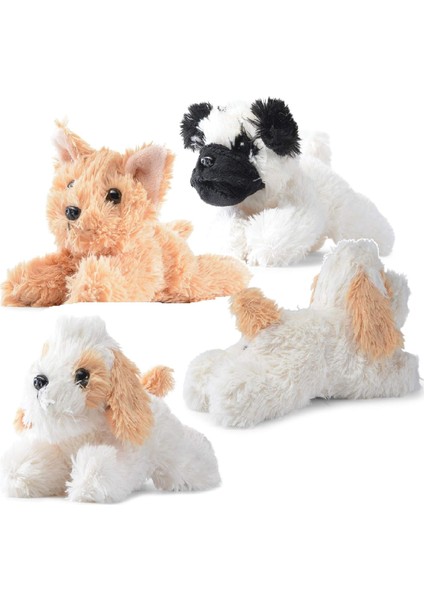 Brave Bull。peluş Yavru Köpek Seti 4 Sevimli Köpek Oyuncakları Erkek ve Kız Çocuklar Için Peluş Hayvanlar 6 Inç Küçük Peluş Oyuncaklar (Yurt Dışından) fiyatları