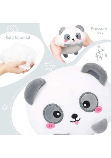 Brave Bull Brave Bull。inç (Yaklaşık 20,3 Cm) Sevimli Panda Peluş Doldurulmuş Yumuşak Hayvan Yastık Yastık, Süper Yumuşak Karikatür Kucaklama Oyuncak Yatak Hediyesi, Çocuklar Uyuyan Kawaii Yastık (Yurt Dışından)