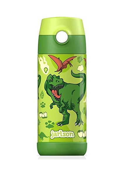 ， Çocuk Paslanmaz Çelik Hasır Su Şişesi 350ML – Bpa Free – Sızdırmaz – Okul ve Kreşler Için Yalıtımlı Su Şişesi (Yurt Dışından)