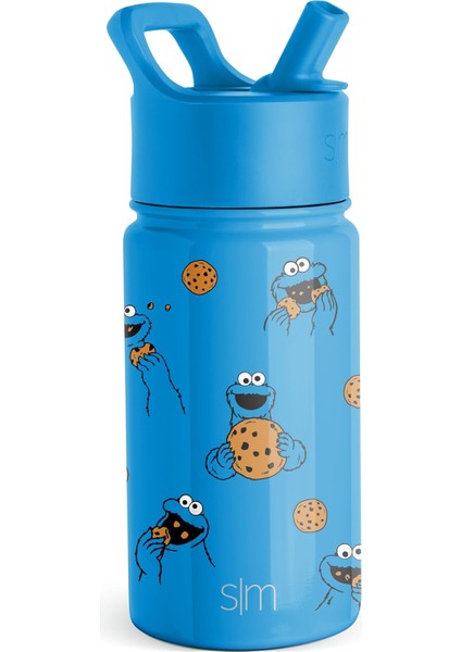 ， Hasır Kapaklı Çocuk Su Şişesi | Yeni Yürümeye Başlayan Çocuklar ve Erkek Çocuklar Için Yalıtımlı Paslanmaz Çelik Yeniden Kullanılabilir Bardak | (Yurt Dışından)