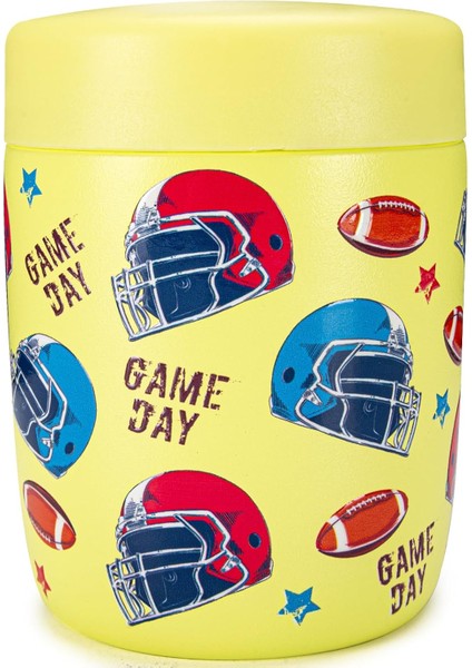 ， Oz Çocuk Sıcak Yemek Termosu - Sıcak ve Soğuk Yemek Için Çorba Isıtıcı Yalıtımlı Yemek Kavanozu Beyaz Dinozor Alanı (Yurt Dışından)